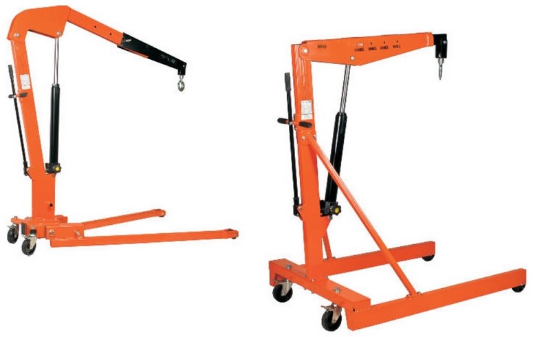 Hydraulischer Werkstattkran / Motorkran  - Werkstattkrane